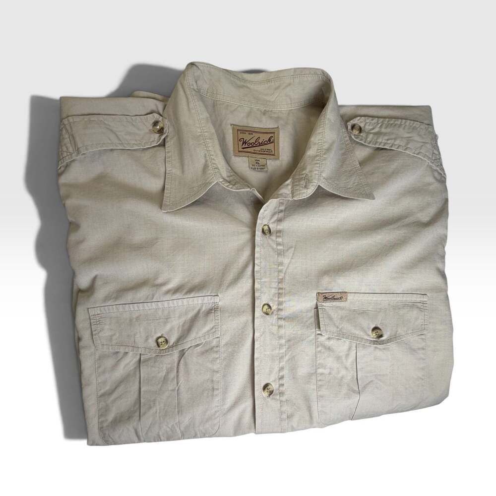 90s Woolrich Original Outdoorwear Utility Long sleeve Mens XL